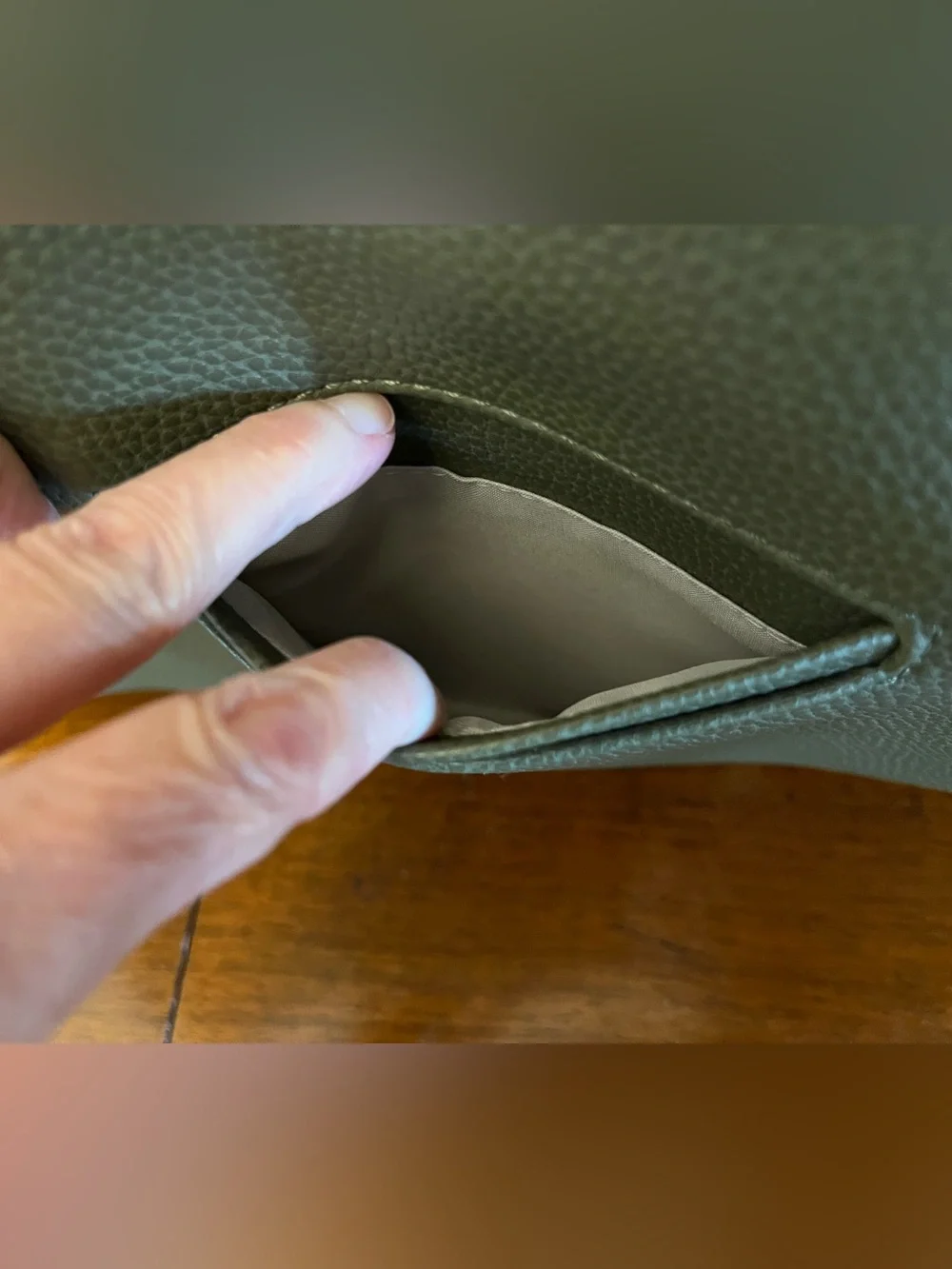 Thirty-One 31 Around Town Tote Ooh-La-La Olive pebble with 